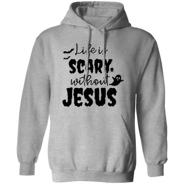 Life is Scary Without Jesus Ghost Halloween Shirt, Sweatshirt, Hoodie