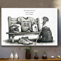 Personalized Class Lacrosse Team Canvas Poster, Gift For Lacrosse Team Members