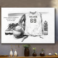 Personalized Class Volleyball Team Canvas Poster, Gift For Volleyball Team Members