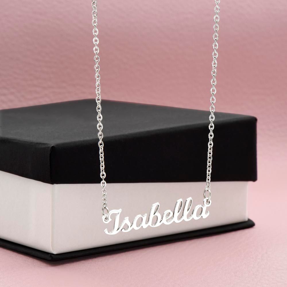 Personalized Name Necklace, Personalized Necklace for Women, Custom Name Necklace With Stylish Cursive lettering, Personalized Gift, Birthday Gift