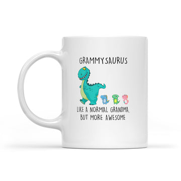 Grammysaurus Like A Normal Grandma But More Awesome Mother's Day Mug - White Mug