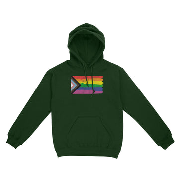 Pride Month Lgtbq Rainbow Black Pride Flag Shirt - Standard Hoodie