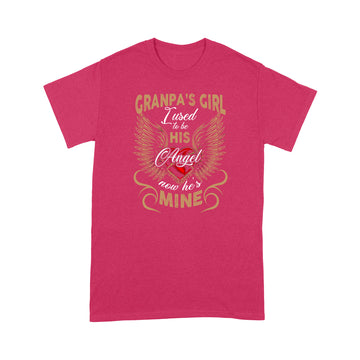 Grandpa's Girl I Used To Be His Angel Now He's Mine Rose Shirt - Standard T-shirt