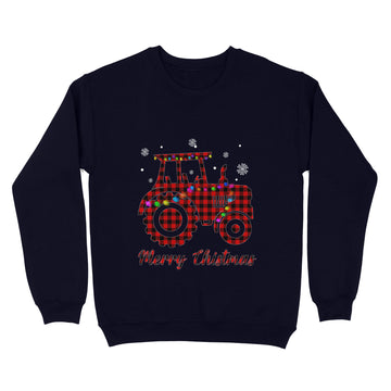 Merry Christmas Buffalo Plaid Leopard Truck Shirt