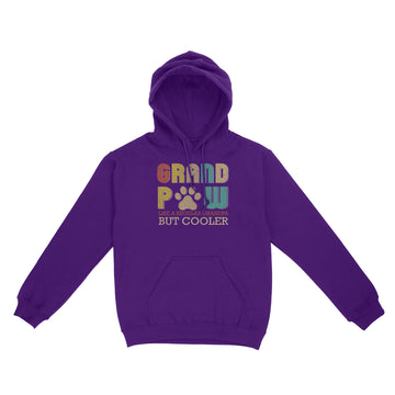 Father's Day Grand Paw Like A Regular Grandpa But Cooler Shirt Gift For Dad - Standard Hoodie