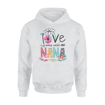 I Love Being Called Nana Daisy Flower Shirt Funny Mother's Day Gifts - Standard Hoodie