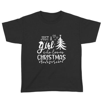 Just A Girl Who Loves Christmas Tree Shirt