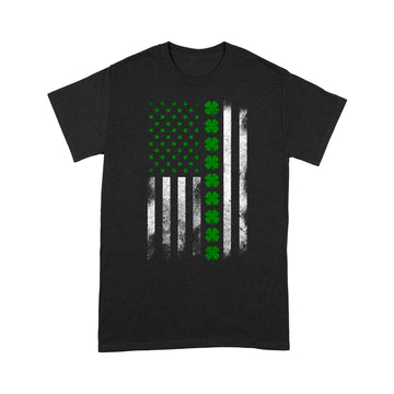 St Patrick's Day IRISH AMERICAN FLAG T-SHIRT - Standard T-shirt
