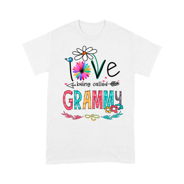 I Love Being Called Grammy Daisy Flower Shirt Funny Mother's Day Gifts - Standard T-shirt