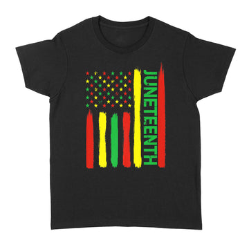 Juneteenth In Flag For Black History Day Black History Junet Shirt - Standard Women's T-shirt