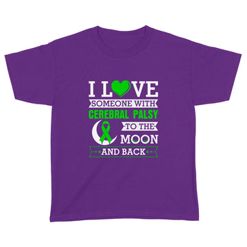 I Love Someone With Cerebral Palsy To The Moon And Back Shirt