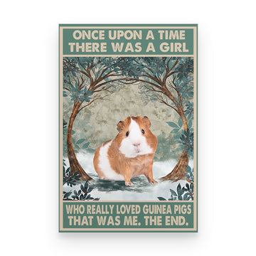 Guinea Pig Once Upon A Time There Was A Girl Who Really Loved Poster Guinea Pigs Posters