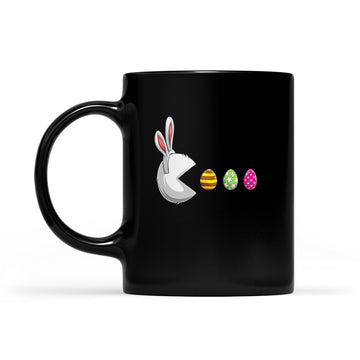 Happy Easter Day Bunny Egg Funny Boys Girls Kids Easter Mug - Black Mug