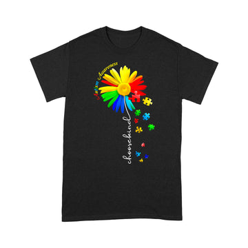 Autism Awareness Women Kids Mom Choose Kind Autism Gift Shirt - Standard T-Shirt