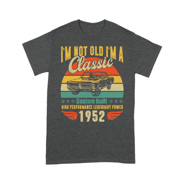 70th Birthday Gifts For Men Dad Retro Vintage 1952 Birthday Shirt - Standard T-Shirt