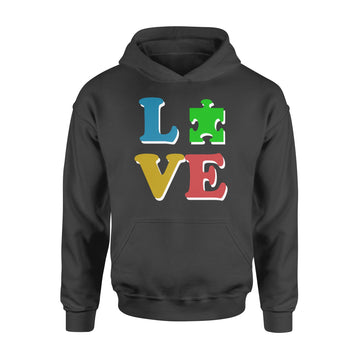Love Autism Autism Awareness Gifts Shirt - Standard Hoodie