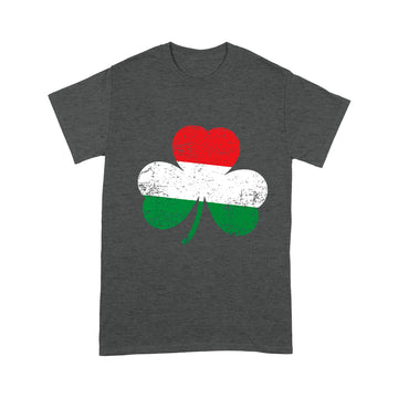Funny St. Patrick's Day Irish Hungarian Shamrock Flag Gifts T-Shirt - Standard T-shirt