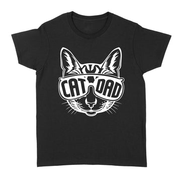 Funny Cat Dad Shirt For Cat Lovers Fathers Day Gifts T-Shirt - Standard Women's T-shirt