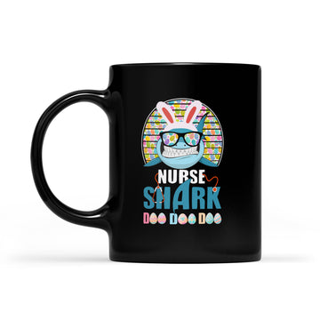 Nurse Shark Funny Easter Day Mug - Black Mug