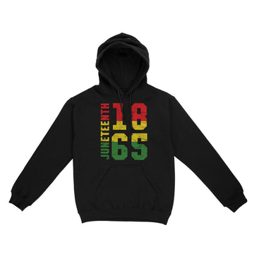 Juneteenth 1865 Vintage Emancipation Melanin Black Pride Shirt - Standard Hoodie