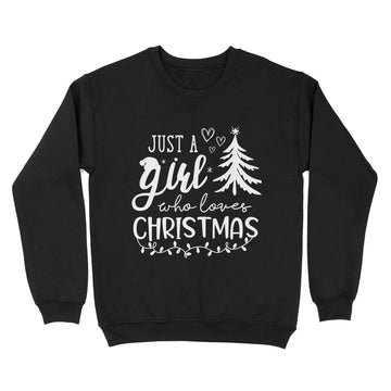 Just A Girl Who Loves Christmas Tree Shirt