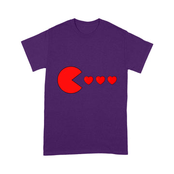 Valentines Day Hearts Funny Boys Girls Kids Gift T-Shirt - Standard T-shirt