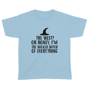 The West Oh Honey I'm The Wicked Witch Of Everything Halloween Shirt - Standard Youth T-shirt