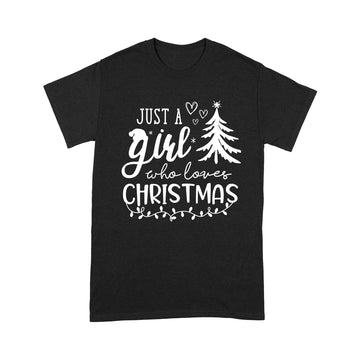 Just A Girl Who Loves Christmas Tree Shirt