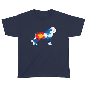 Colorado Saint Bernard Dog - Rocky Mountain Shirt - Standard Youth T-shirt