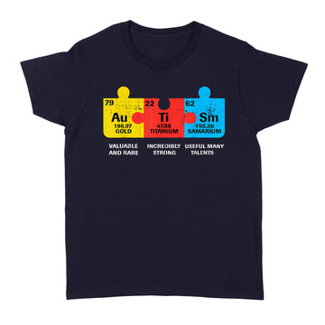 Autism Elements Periodic Table Awareness Asd Men Women Kids Shirt - Standard Women's T-shirt