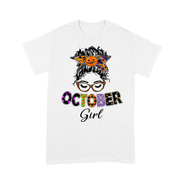 October Birthday Girl Halloween T-Shirt - Standard T-Shirt