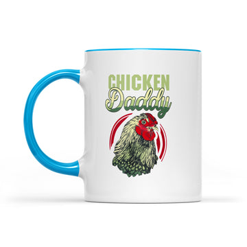 Chicken Daddy Chicken Dad Farmer Gift Poultry Farmer Father's Day Gifts Mug - Accent Mug