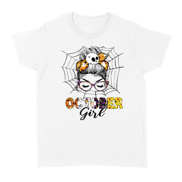 Funny October Girl Birthday Happy Halloween T-shirt - Standard Women's T-shirt