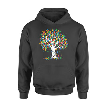 Tree Of Life Autism Awareness Month Funny Asd Supporter Gift Shirt - Standard Hoodie