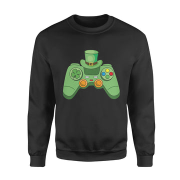 Video Game Gaming St Patricks Day Gamer Boys St. Patty's Day Long Sleeve T-Shirt - Standard Crew Neck Sweatshirt