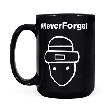 Leprechaun Never Forget Mug - Black Mug