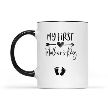 My First Mother's Day Pregnancy Announcement Funny Mug - Accent Mug