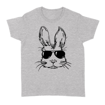 Bunny Face With Sunglasses For Boys Men Kids Easter Shirt - Standard Women's T-shirt