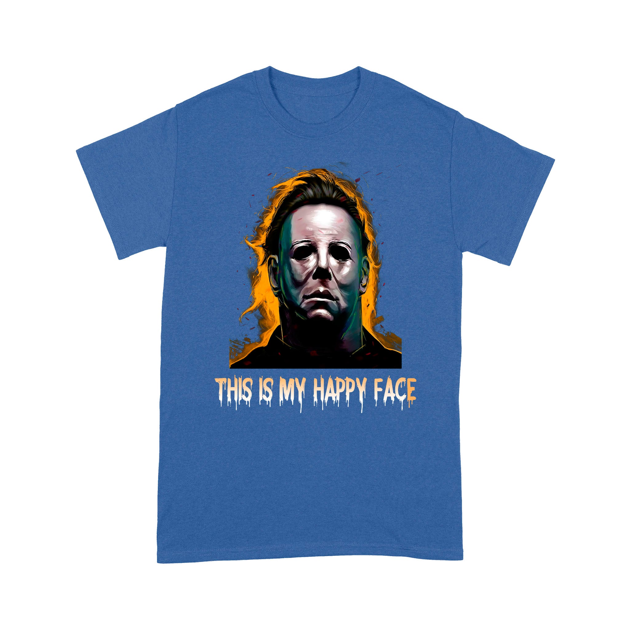 Michael Myers This Is My Happy Face Halloween Funny Shirt - Standard T-Shirt