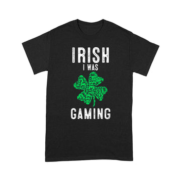 Video Gamer Saint Patricks Day Gaming Lucky Gamer For Boys Long Sleeve T-Shirt - Standard T-shirt