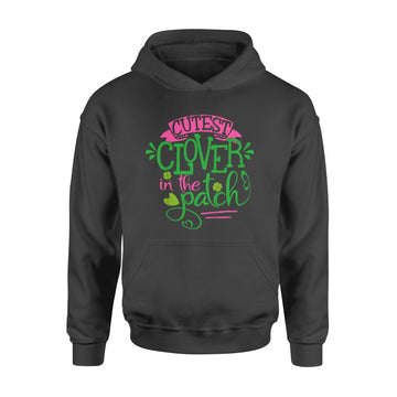 Kids Cutest Clover In The Patch St Patrick's Day Gift Irish Girl T-Shirt - Standard Hoodie