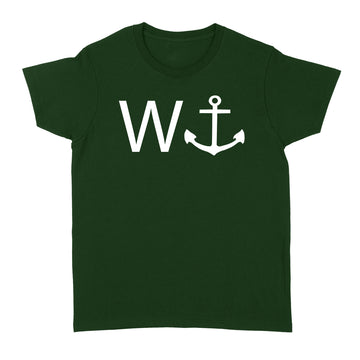 W Anchor Funny Slogan T-Shirt - Standard Women's T-shirt