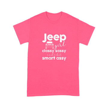 Jeep girl classy sassy and a bit smart assy shirt back - Standard T-shirt