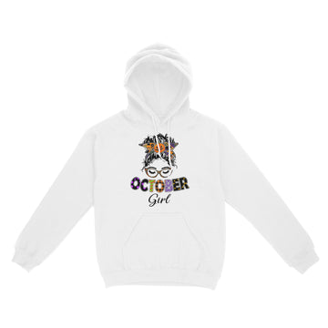 October Birthday Girl Halloween T-Shirt - Standard Hoodie