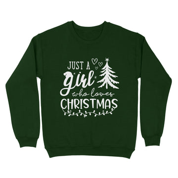 Just A Girl Who Loves Christmas Tree Shirt