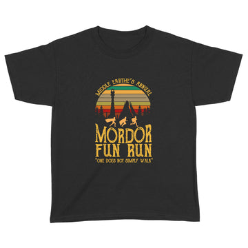 Middle Earth’s Annual Mordor Fun Run One Does Not Simply Walk Vintage Shirt - Standard Youth T-shirt
