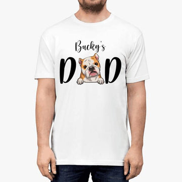 Dog Dad Personalized Shirt Funny Custom Dog Lovers