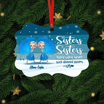 Sister Custom Ornament Sisters There Were Never Such Devoted Sisters Personalized Gift
