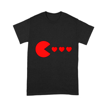 Valentines Day Hearts Funny Boys Girls Kids Gift T-Shirt - Standard T-shirt