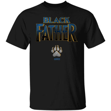 Black Father Panther Personalized Shirt Gift for Father, Gift For Dad